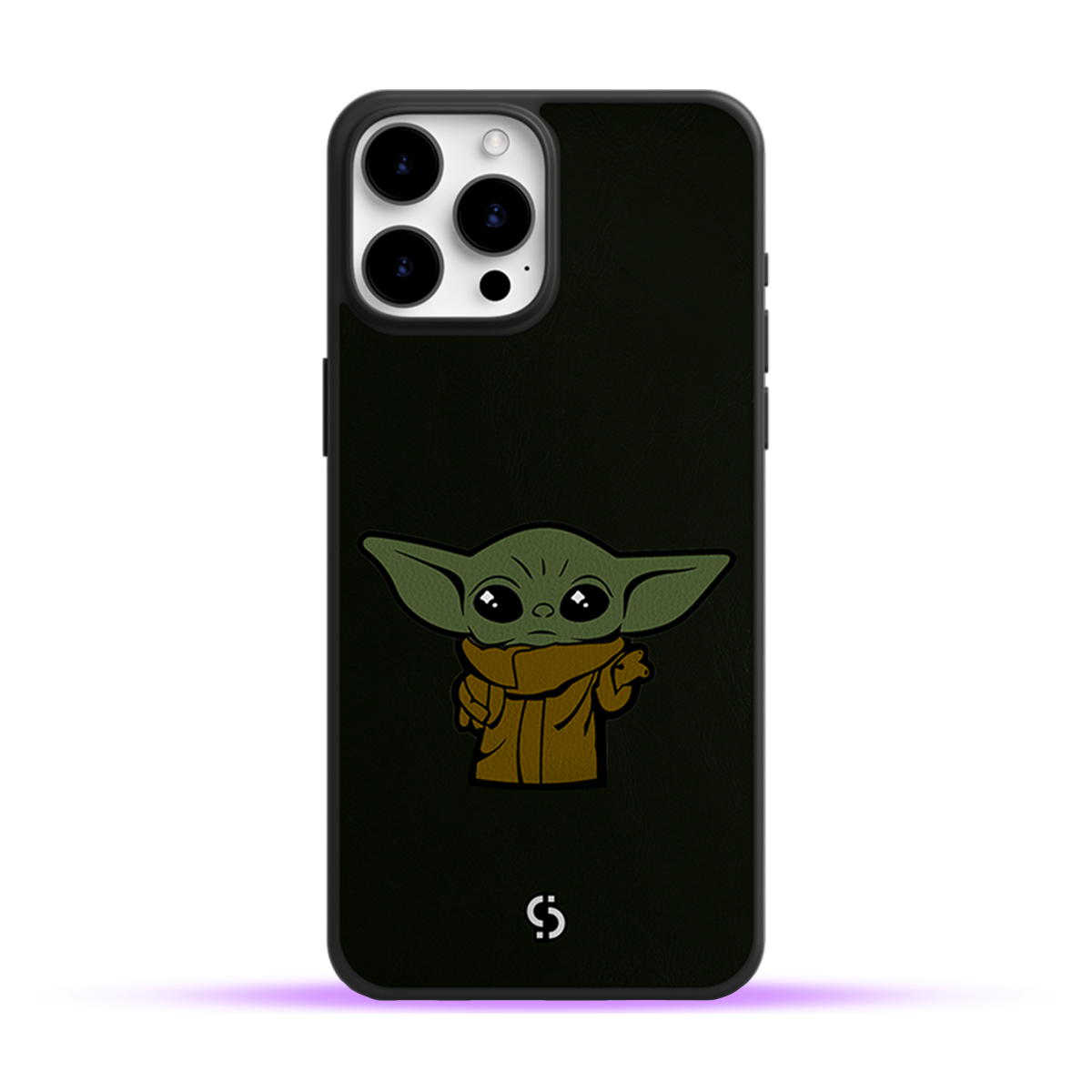 Funda de Celular Star Wars de Piel Vegana Baby Yoda Grogu