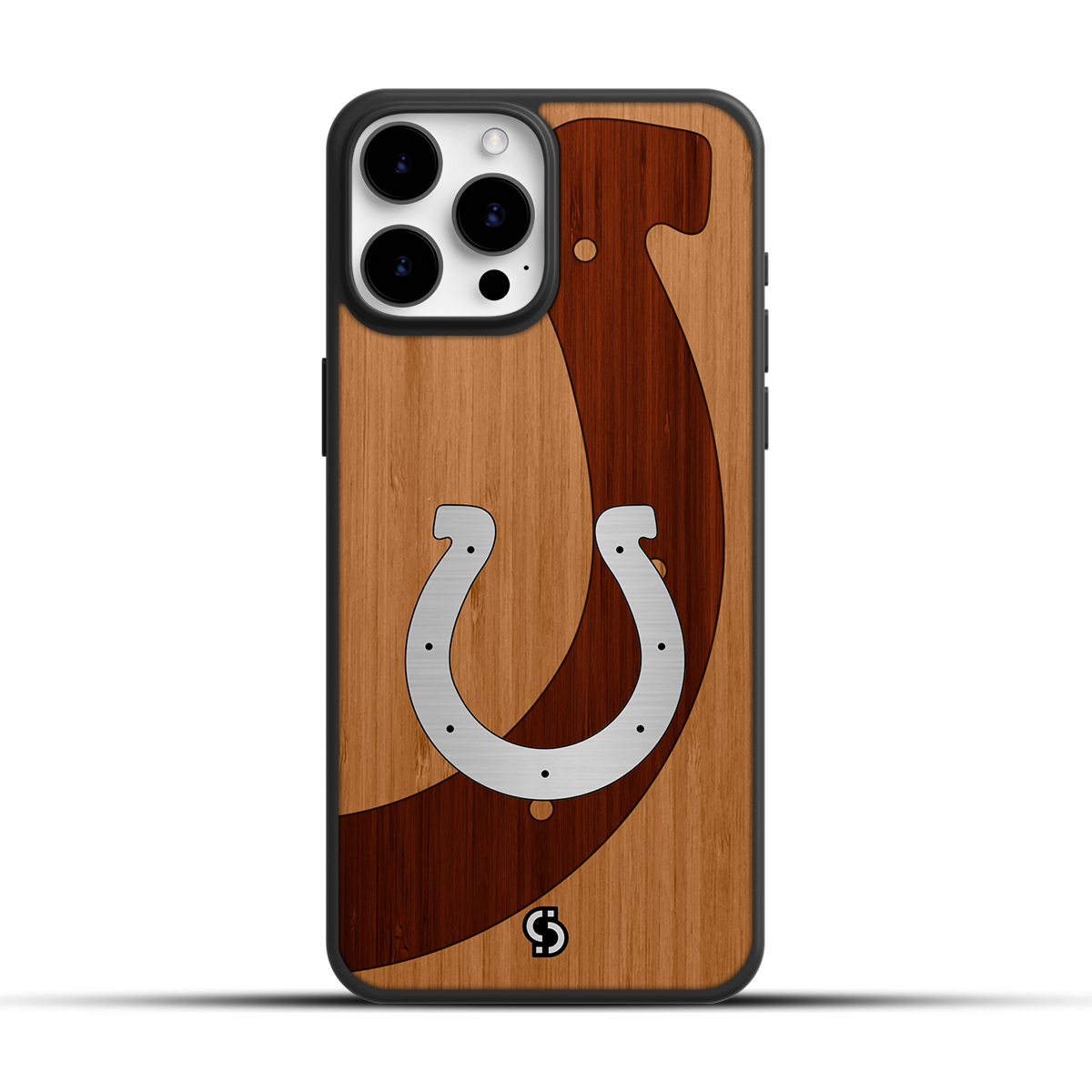 Case de Bambú Grabado con Acrílico | Indianapolis Colts |