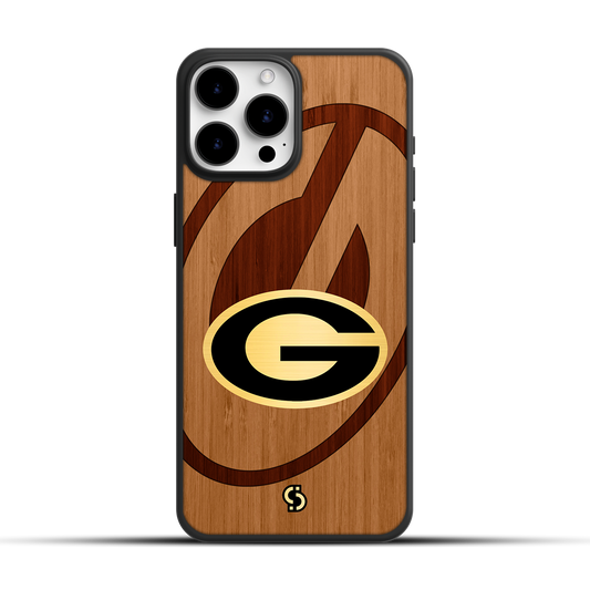 Case de Bambú Grabado con Acrílico | Greenbay Packers |