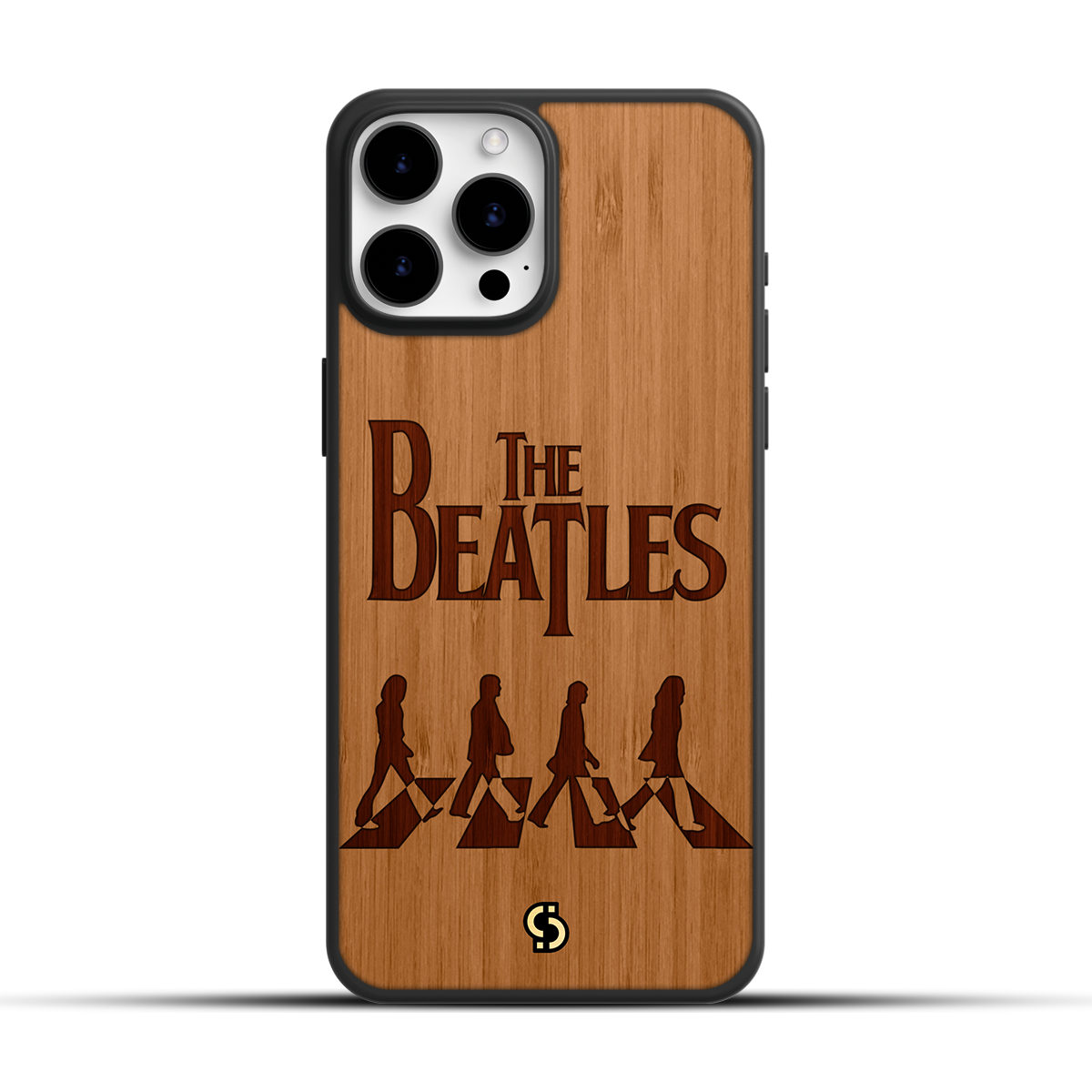 Case de Bambú Grabado | The Beatles Abey Road |